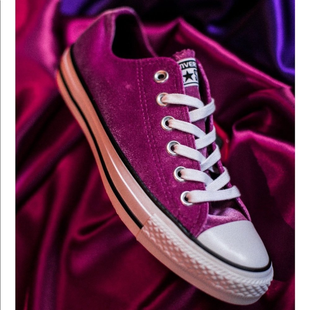 Converse womens shoes sapphire pink new - Picture 2 of 3